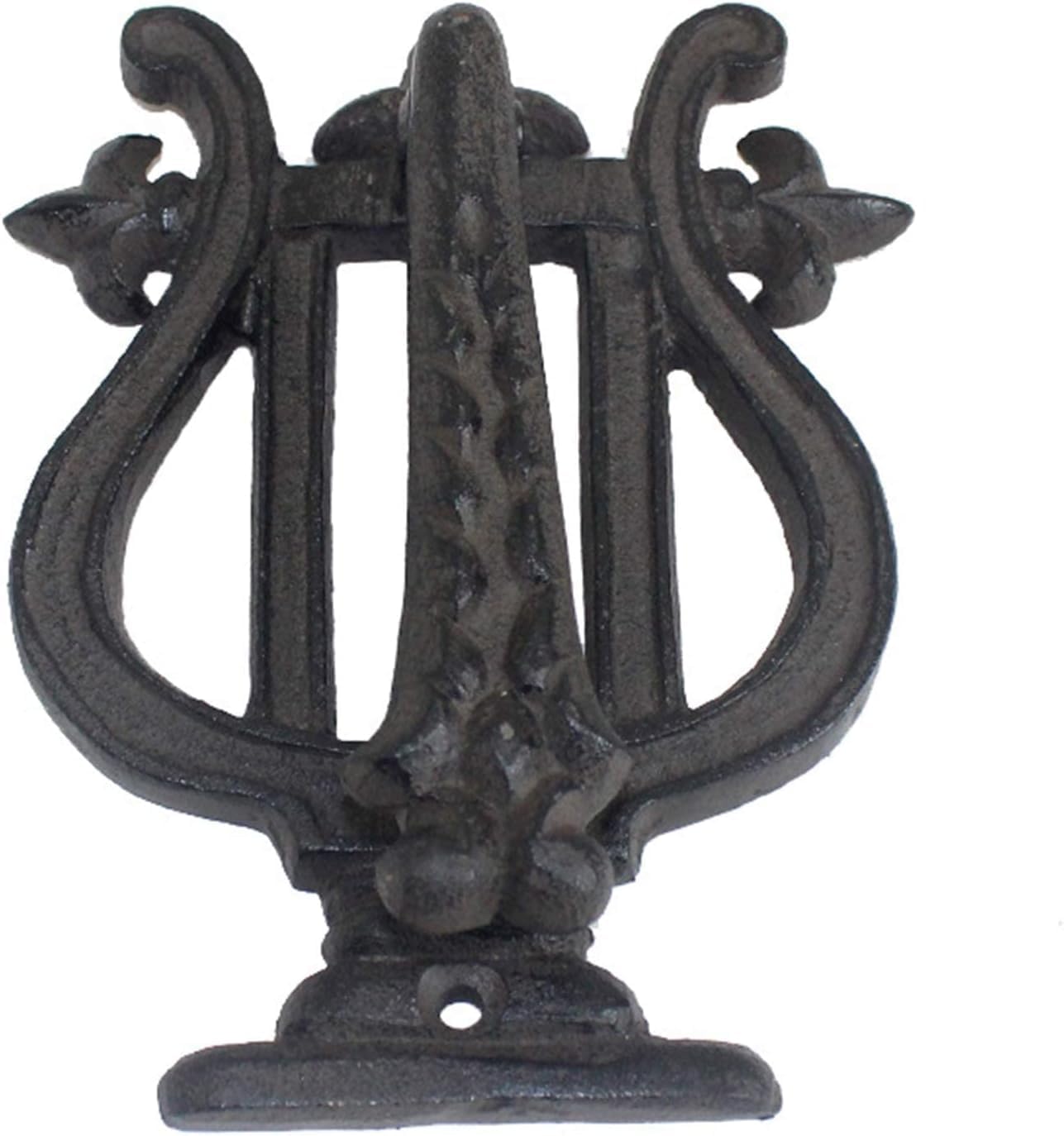Vintage Green Door Knocker - Heavy Duty Cast Iron Wall Hanging Bell Outdoor Jingle Doorbell for Corridors Easy Installation Perfect for Home Décor