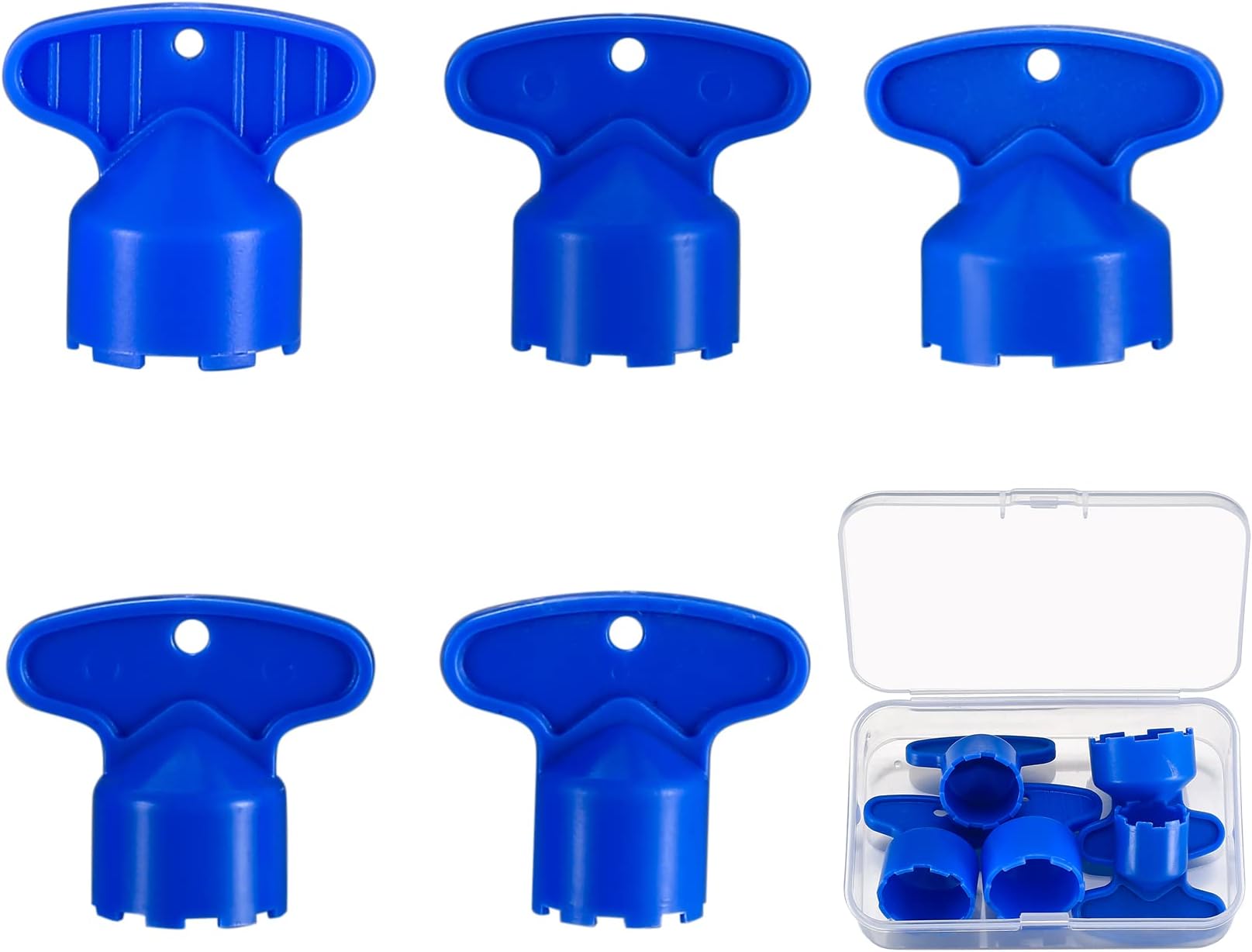 5 Pcs Faucet Aerator Tap Key Removal Wrench Tool, Aerator Tap Wrench Removal Wrench Tool, Kitchen Sink Aerators Wrench Accessories for M16.5 /M18.5/M21.5/M22.5/M24 Aerators