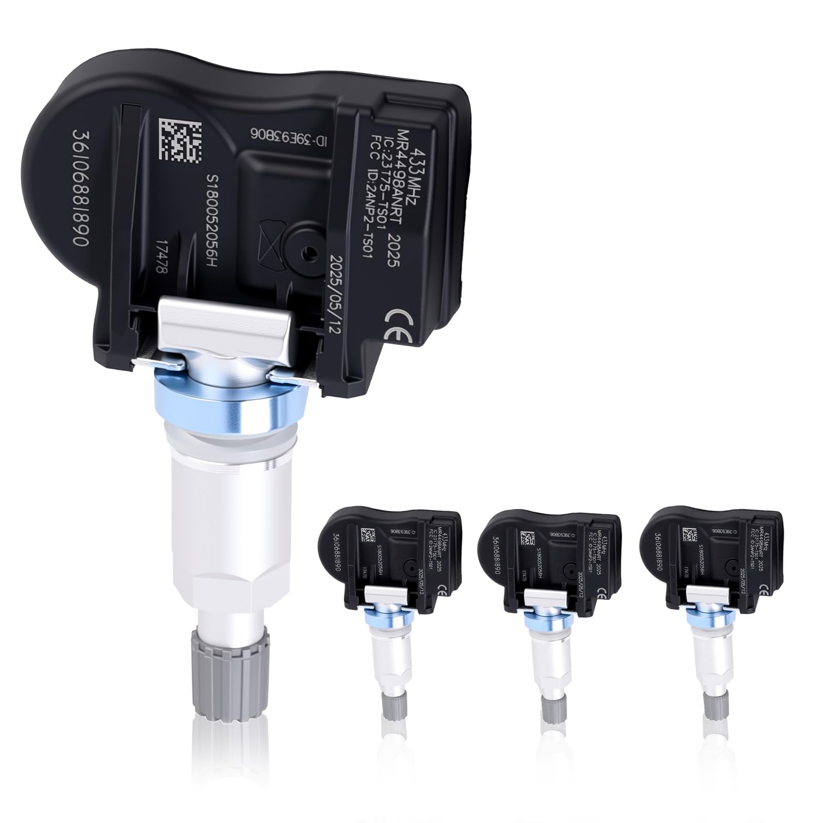4x RDKS TPMS Sensore di Pressione dei Pneumatici 433 MHz Sensori di Pressione dei Pneumatici Auto di Ricambio per 1er 2er 3er 4er F20 F21 F22 F23 F30 F31 F34 F35 F36 F45 F46 F80 F87 Numero di