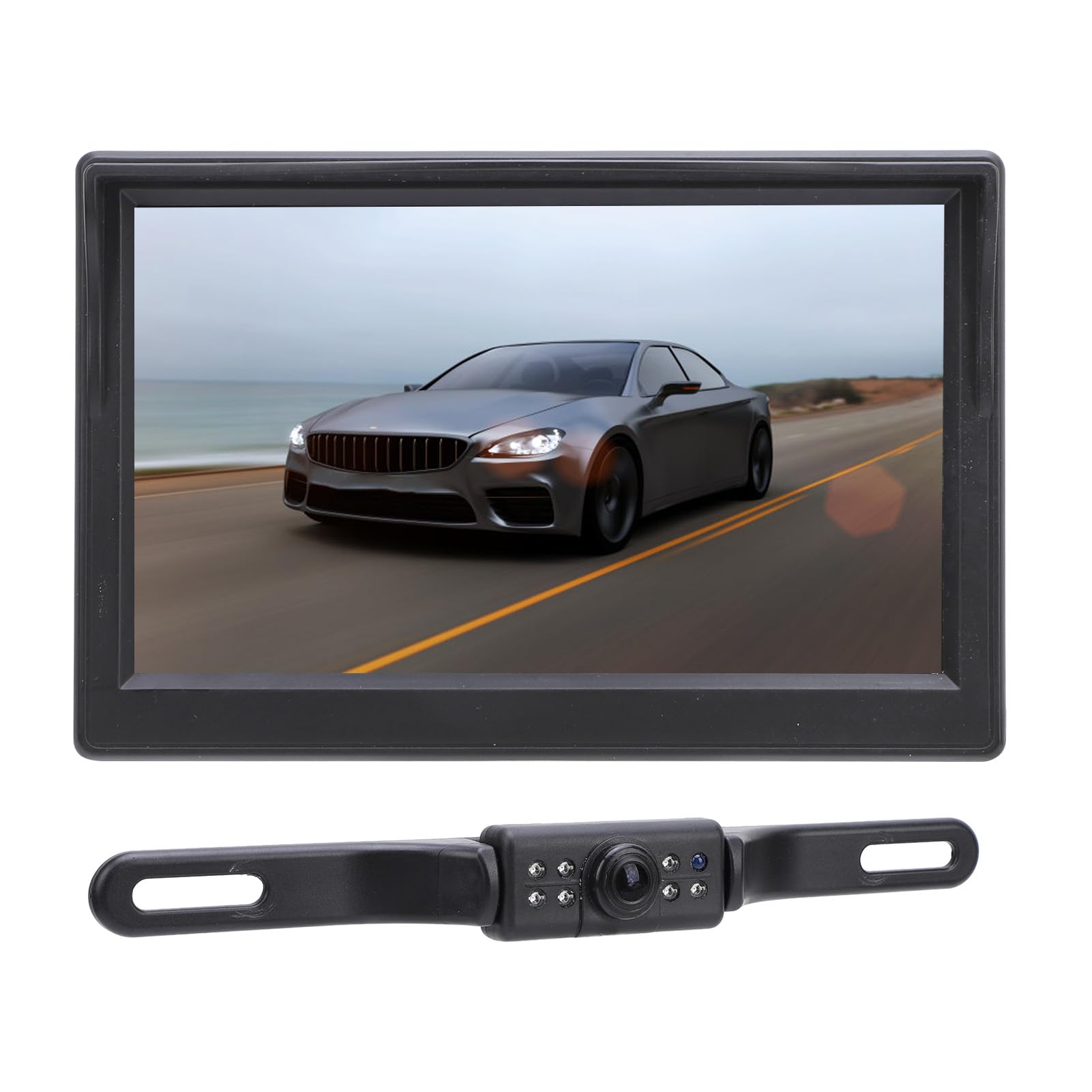 Bezprzewodowa Kamera Cofania HD 1080P z Noktowizorem do Samochodów Ciężarowych IP69 Wodoodporny 5-calowy Wyświetlacz LCD