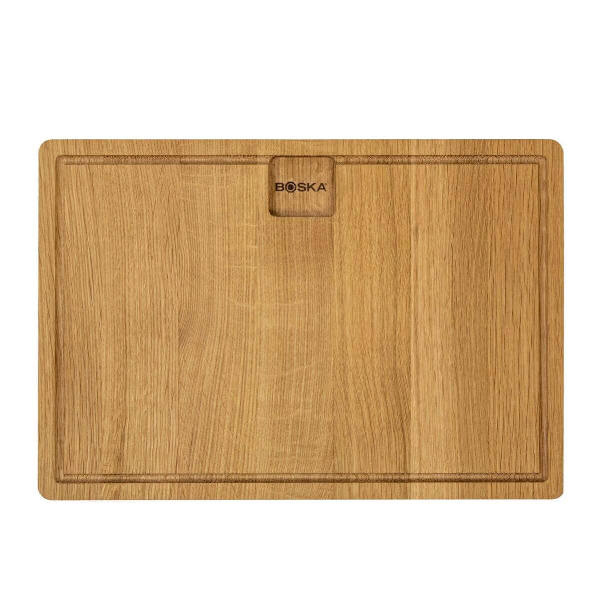 Boska Serving Board Friends M, Tabla de comedor, Madera de roble, Marrón, 33x23 cm, 320051