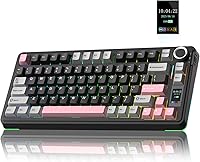 Vista 9 de AULA Teclado mecánico inalámbrico S75 PRO con pantalla y perilla, 75% teclado para juegos intercambiable en caliente con interruptores