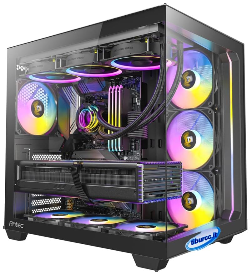 Migliori PC Gaming AMD RX 7900 XTX Computer Gaming PC Ryzen doppia camera (R7 9800X3D RX 9070XT) WIFI Bluetooth