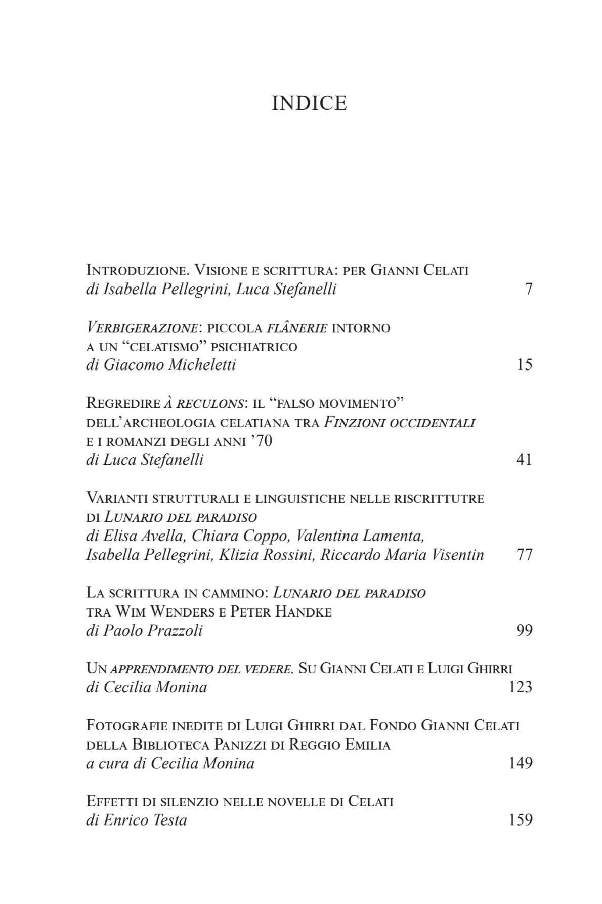 Visione e scrittura. Attraversamenti e prospettive di ricerca per Gianni Celati
