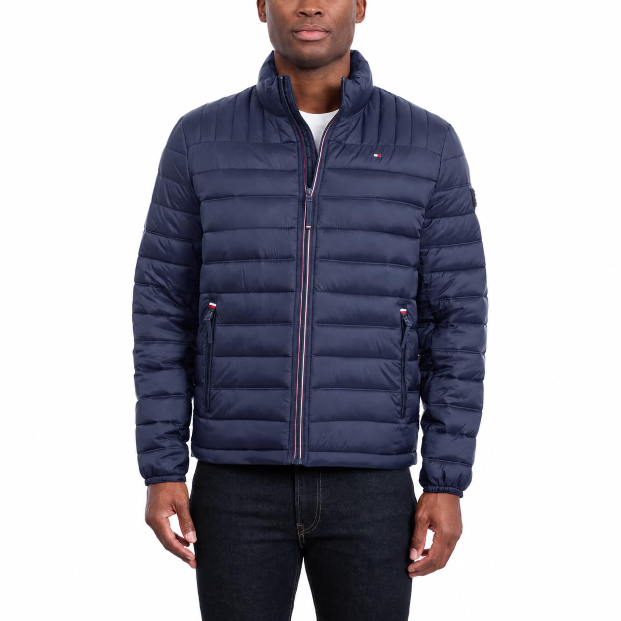 Tommy Hilfiger Adaptive Ultra Loft Lightweight Packable Puffer Jacket (Standard And Big & Tall) Cappotto alternativo in piumino Uomo