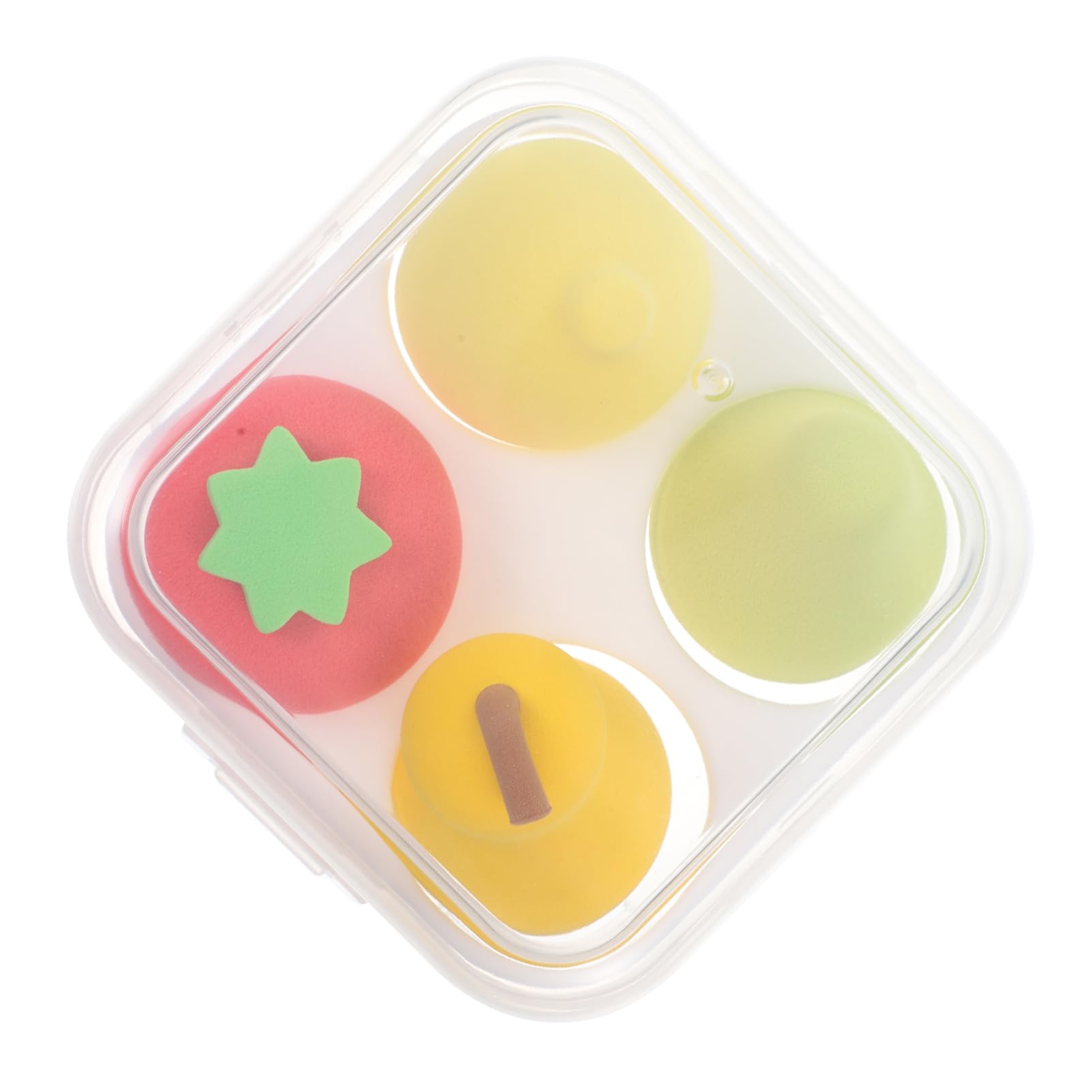 minkissy 20stücke Fruchtige Make-up Schwämme Teiliges Für Flüssig Und Puder-make-up Mit Aufbewahrung Weich Und Hautfreundlich Für Präzise Anwendung Und Reinigung