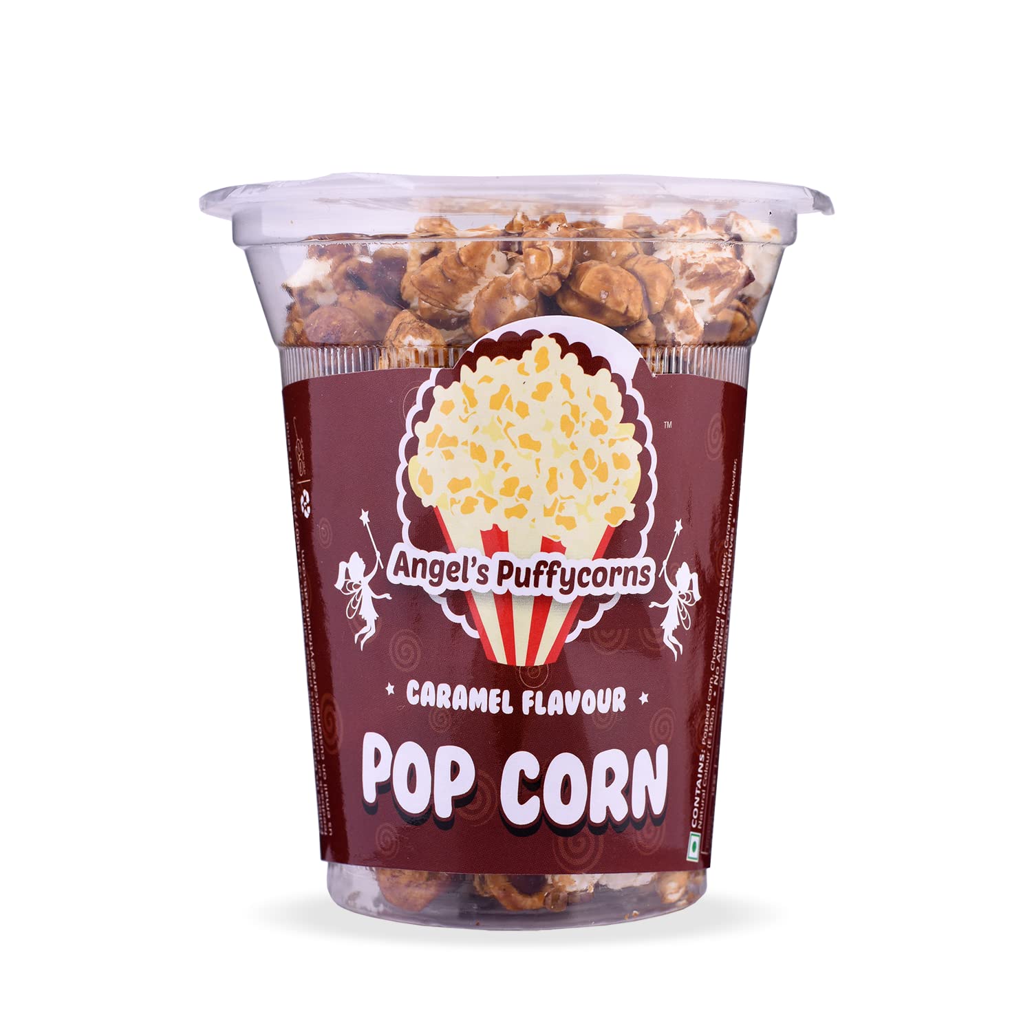Angels Puffycorns Flavoured Ready to Eat Pop Corns - Caramel Flavour - Pack of 6 Units-image-16