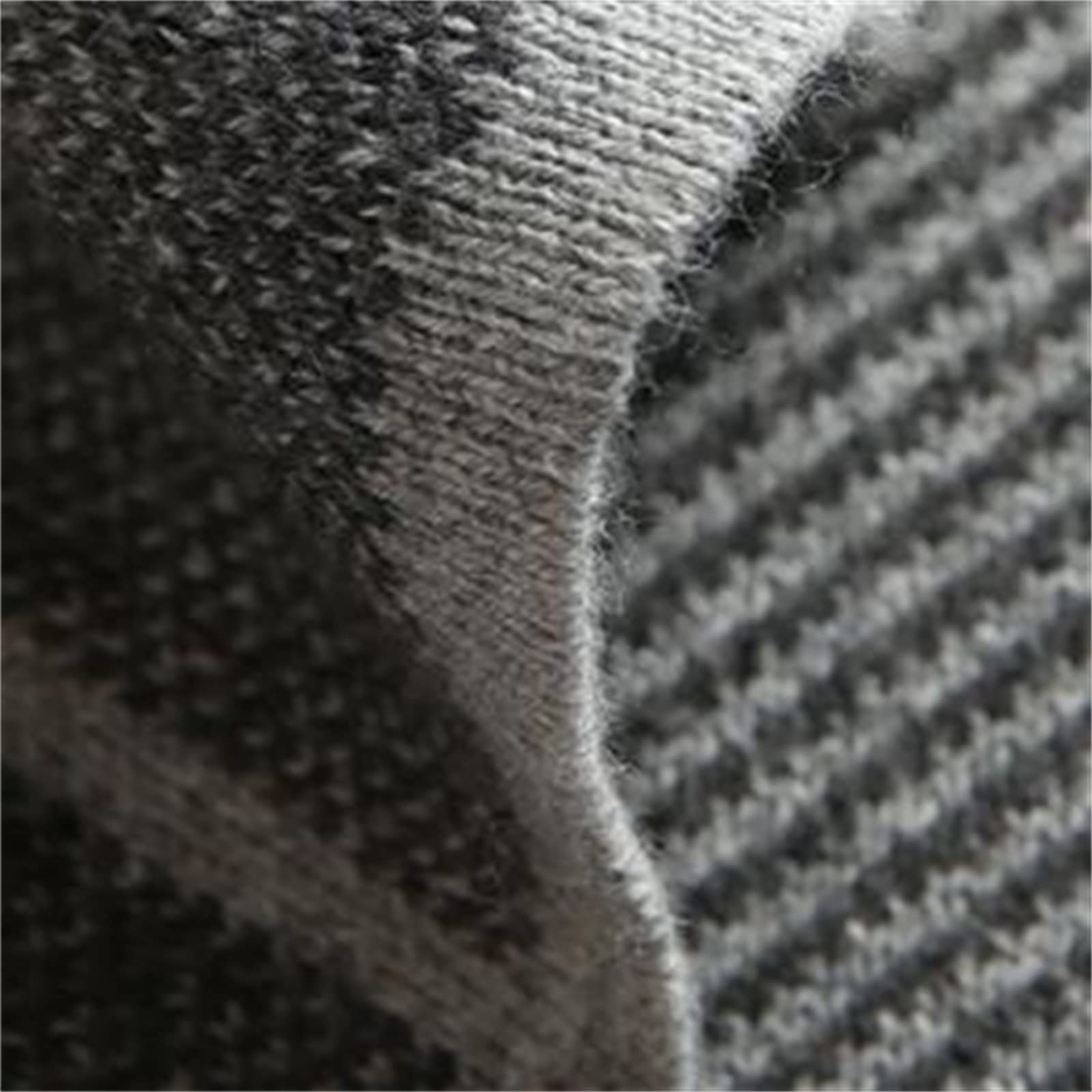 Bufanda Blanda para Hombres Bufanda de Punto Suave y cálida de Terciopelo de algodón a Cuadros de Invierno for Hombre(Gray Blue)
