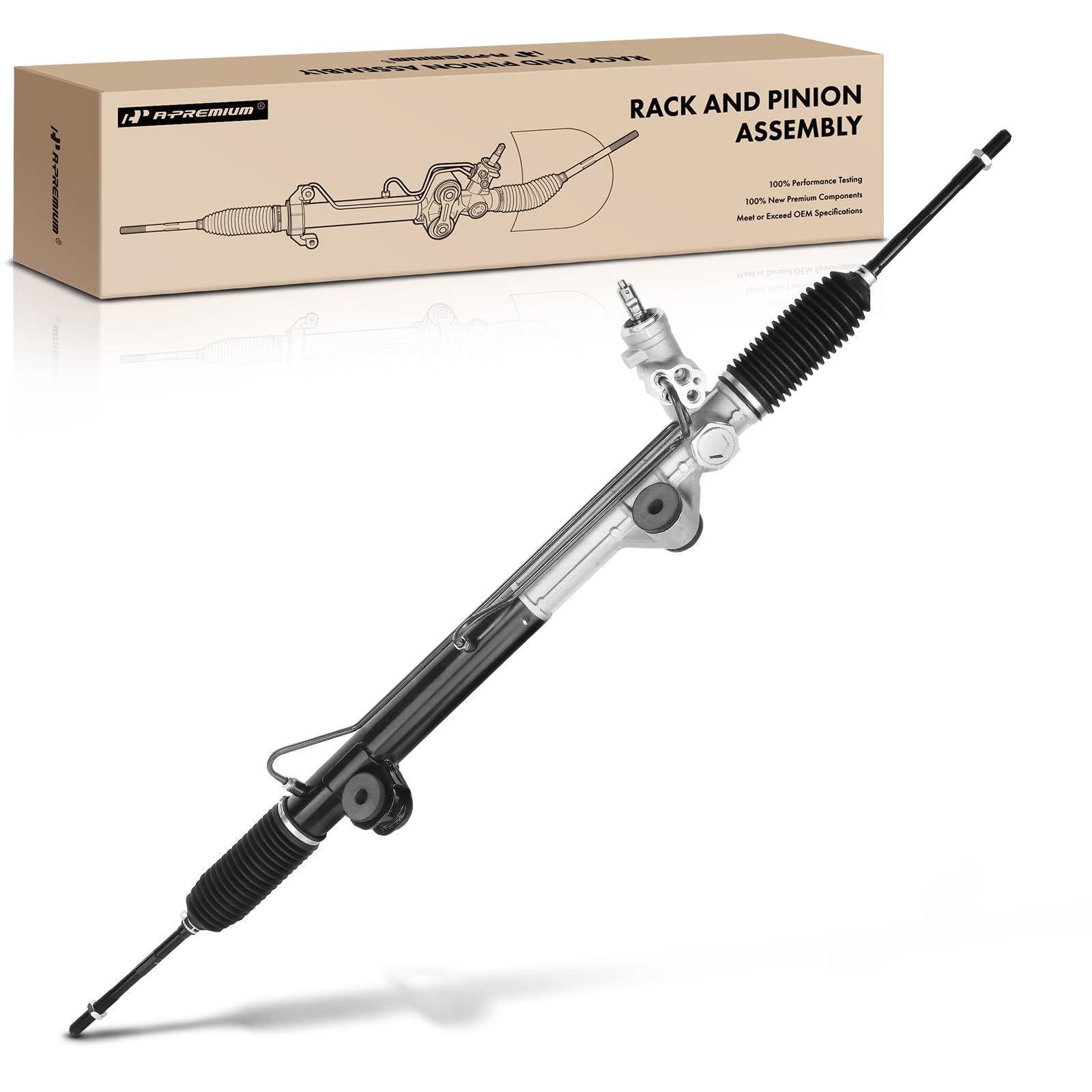 Photo 1 of A-Premium - Hydraulic Power Steering Rack and Pinion Compatible with Ford F-150 F150 2004-2008, Lobo 2004-2008 & Lincoln Mark LT 2006-2008, 4.2L 4.6L 5.4L, 4WD Only, Replace# 8L3Z3504B