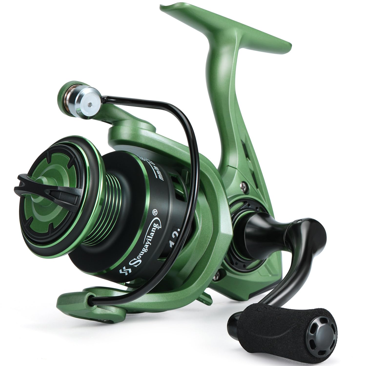 SougayilangFishing Reel, Ultralight Spinning Reels with Graphite Frame 5.2:1 High Speed for Saltwater or Freshwater Fishing