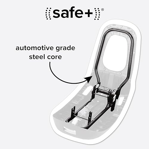Miniatura 7 de Diono LiteClik30 XT SafePlus - Asiento y base para automóvil infantil, orientación trasera para bebés de 4 a 30 libras, ingeniería SafePlus, con