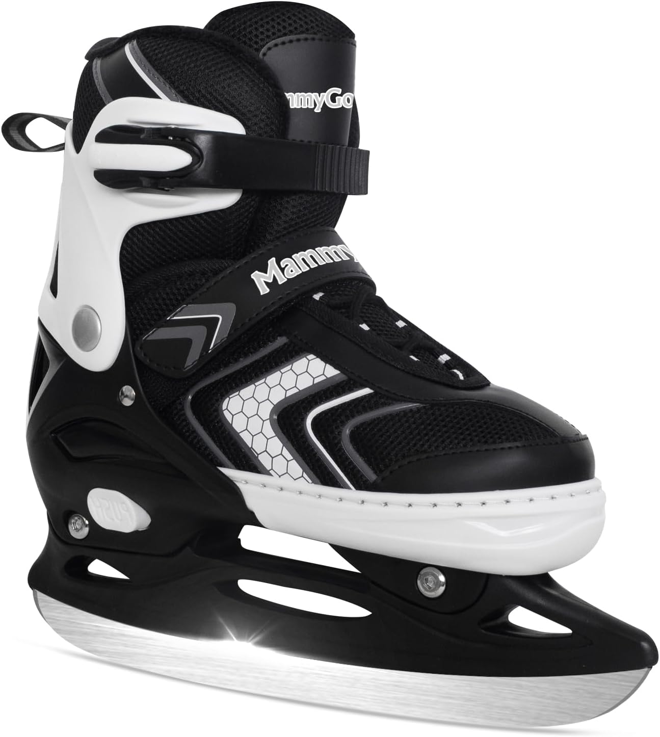 MammyGol Adjustable Ice Skates for Kids Boys Girls, Soft Padding and Reinforced