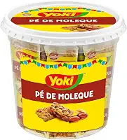 Pé de Moleque Yoki Tradição Brasileira Pote 800g 47 Unidades