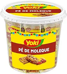 Pé de Moleque Yoki Tradição Brasileira Pote 800g 47 Unidades