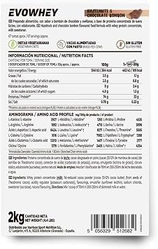 HSN Evowhey Protein Chocolate Hazelnut Chocolate 2 kg
