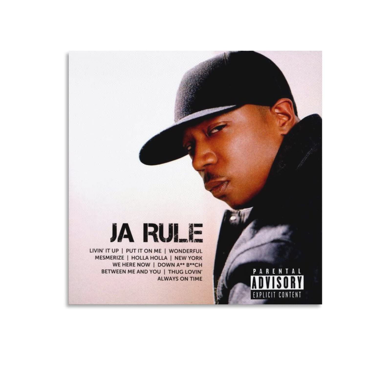 Ja Rule Icon Canvas Poster Bedroom Decor Sports Landscape Office Room Decor Gift Unframe-style24x24inch(60x60cm)