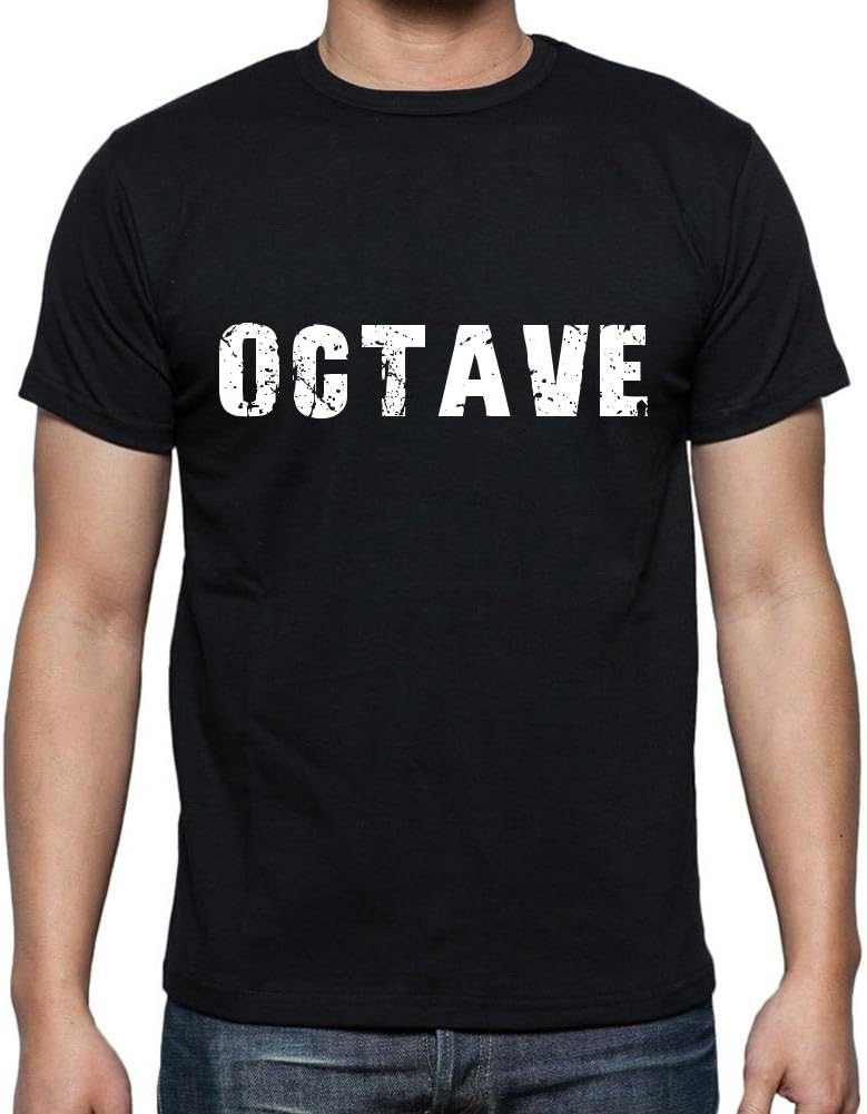 octave ,Men's Short Sleeve Rounded Neck T-shirt