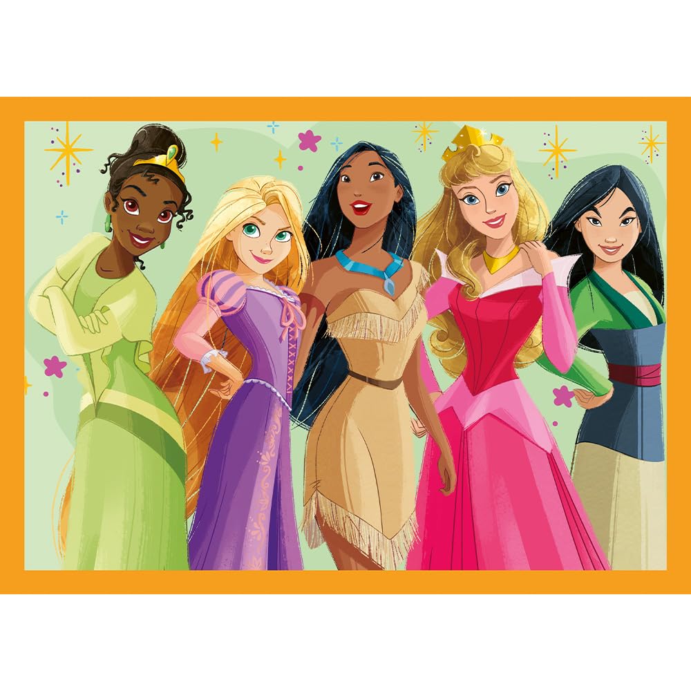 Trefl - Disney, Bajkowe Historie - Puzzle 4w1, 4 Układanki, od 35 do 70 Elementów - Różny Stopień Trudności, dla Dzieci od 4 lat