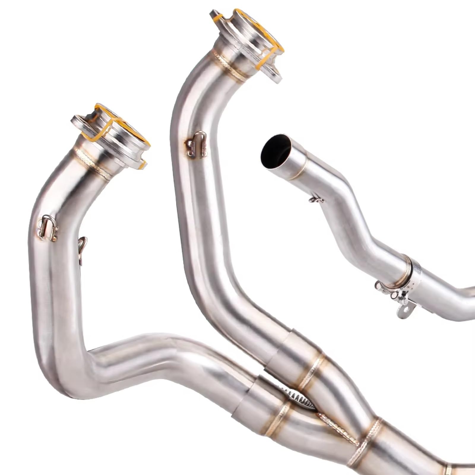 Motorrad-Auspuffrohr Für CRF1000L Für AFRIKA Für TWIN Für CRF1000 | Motorrad Auspuff Vorne Link Rohr 51mm Ändern Slip-on Kit Set Komplett