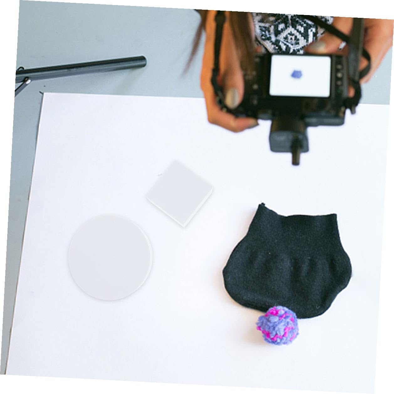 Toddmomy Set da 8 Oggetti di Scena in Schiuma Cubica per Fotografia di Prodotti Accessori Leggeri per Foto Gioielli e Cosmetici Sfondo Studio Fotografico per Posa Creativa