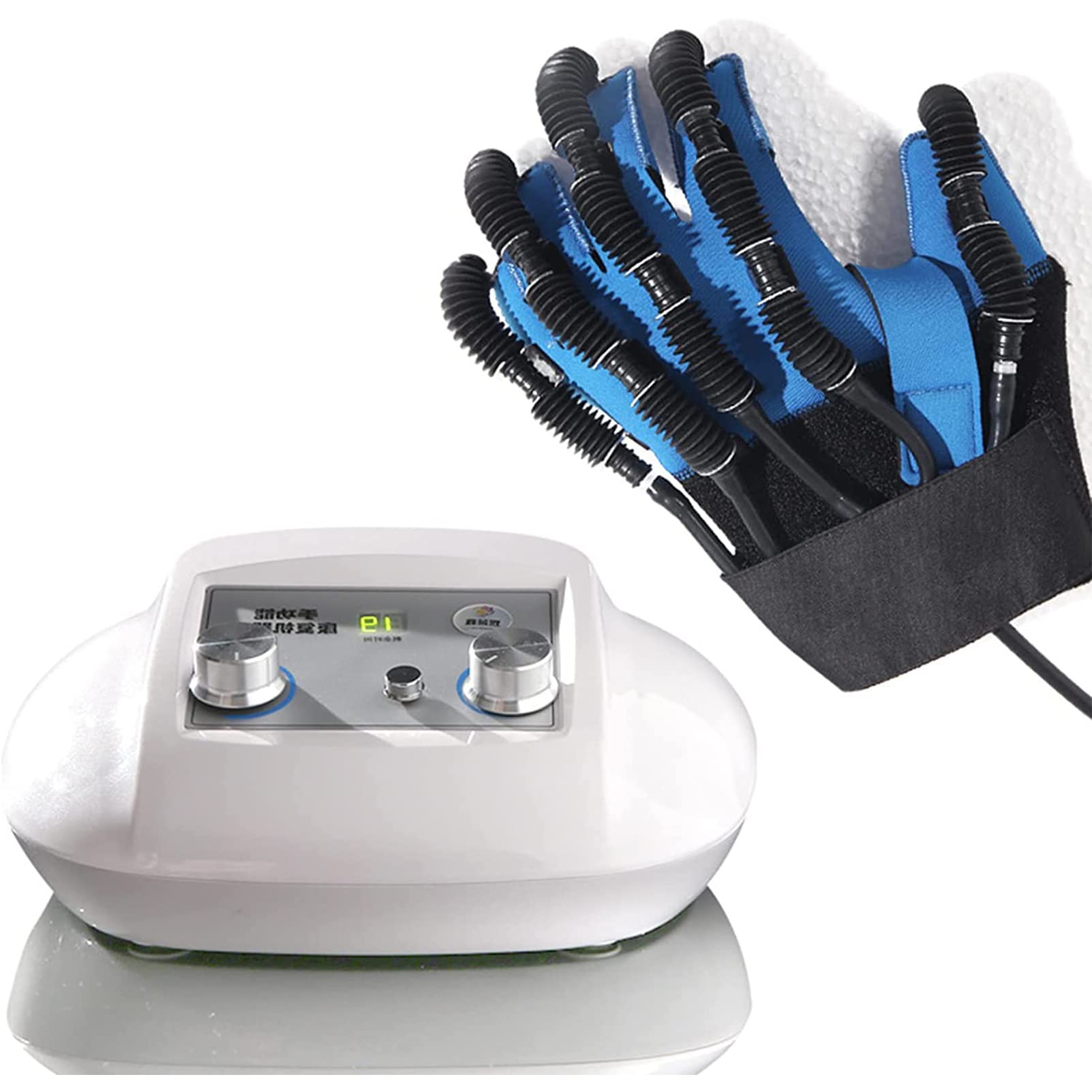 Dispositivo De Entrenamiento De Manos con Dedos, Guantes De Robot De Rehabilitación, Diseño Neumático, Ejercicio De Extensión De Dedos para Pacientes con Hemiplejia por Accidente Cerebrovascular