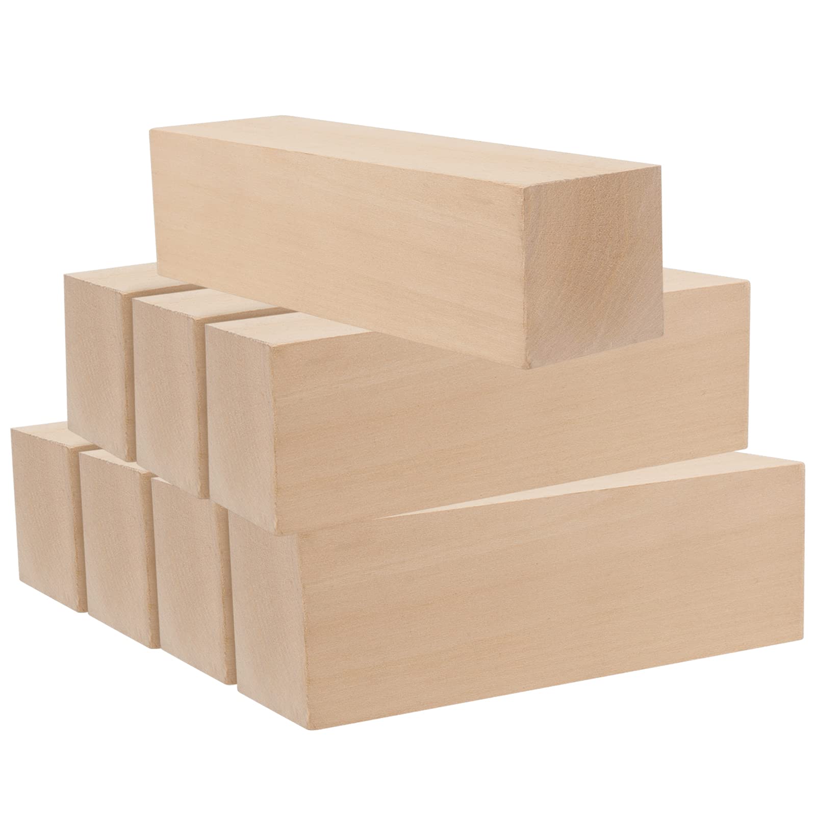 Blocs de bois de tilleul pour sculpture créative et projets de bricolage en famille