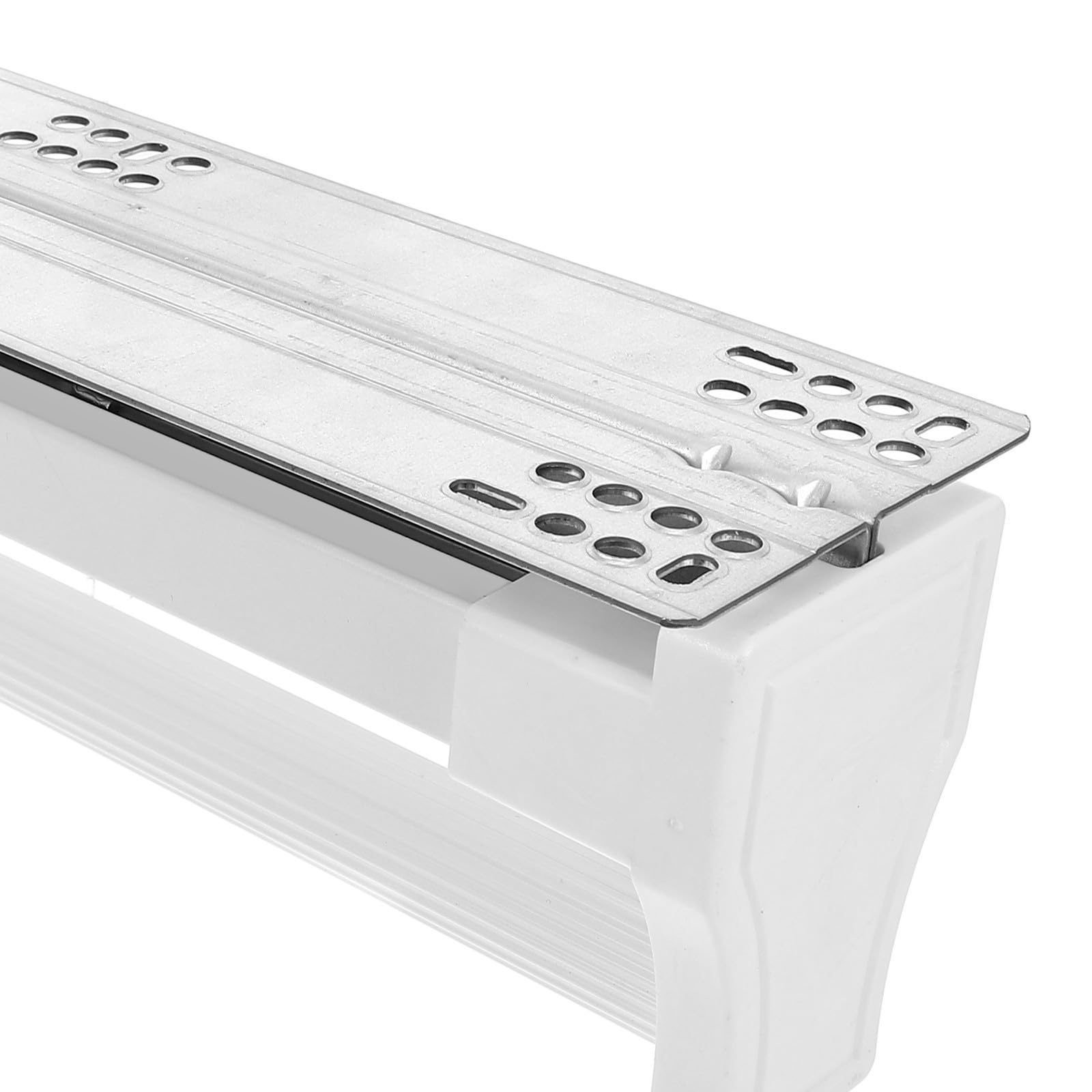 Barra de Armario Extraíble Blanco para Pantalones 14 Pulgadas