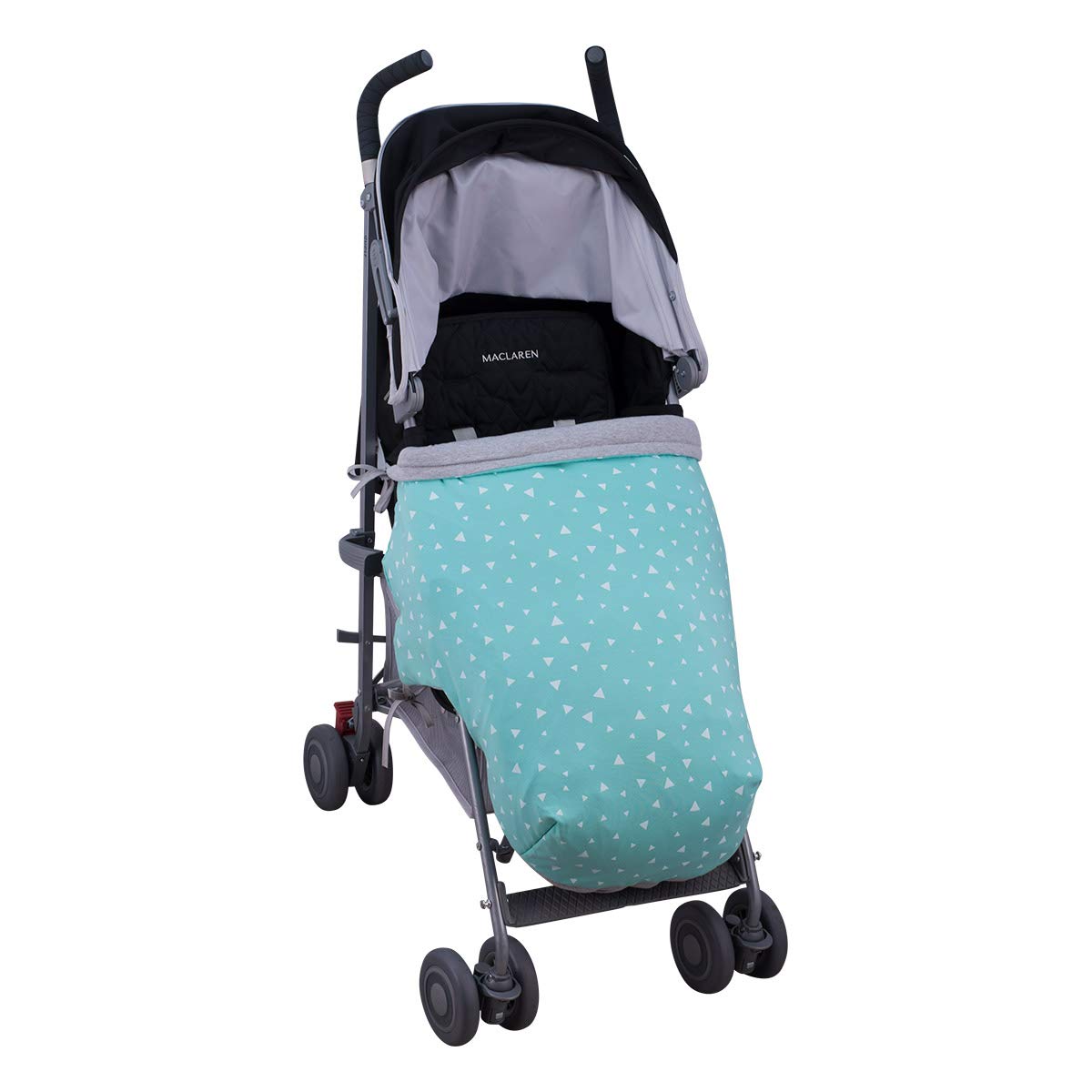 JYOKO Kids Manta Saco para Cochecito, portabebé (Mint Sparkles, Algodon)