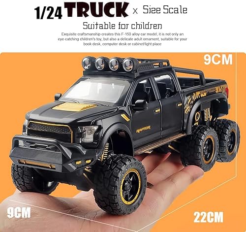 Miniatura 2 de chengchuang Coche de juguete para niños, escala 132 de metal fundido a presión, auto de juguete con sonidos y luces para regalos para niños (negro)