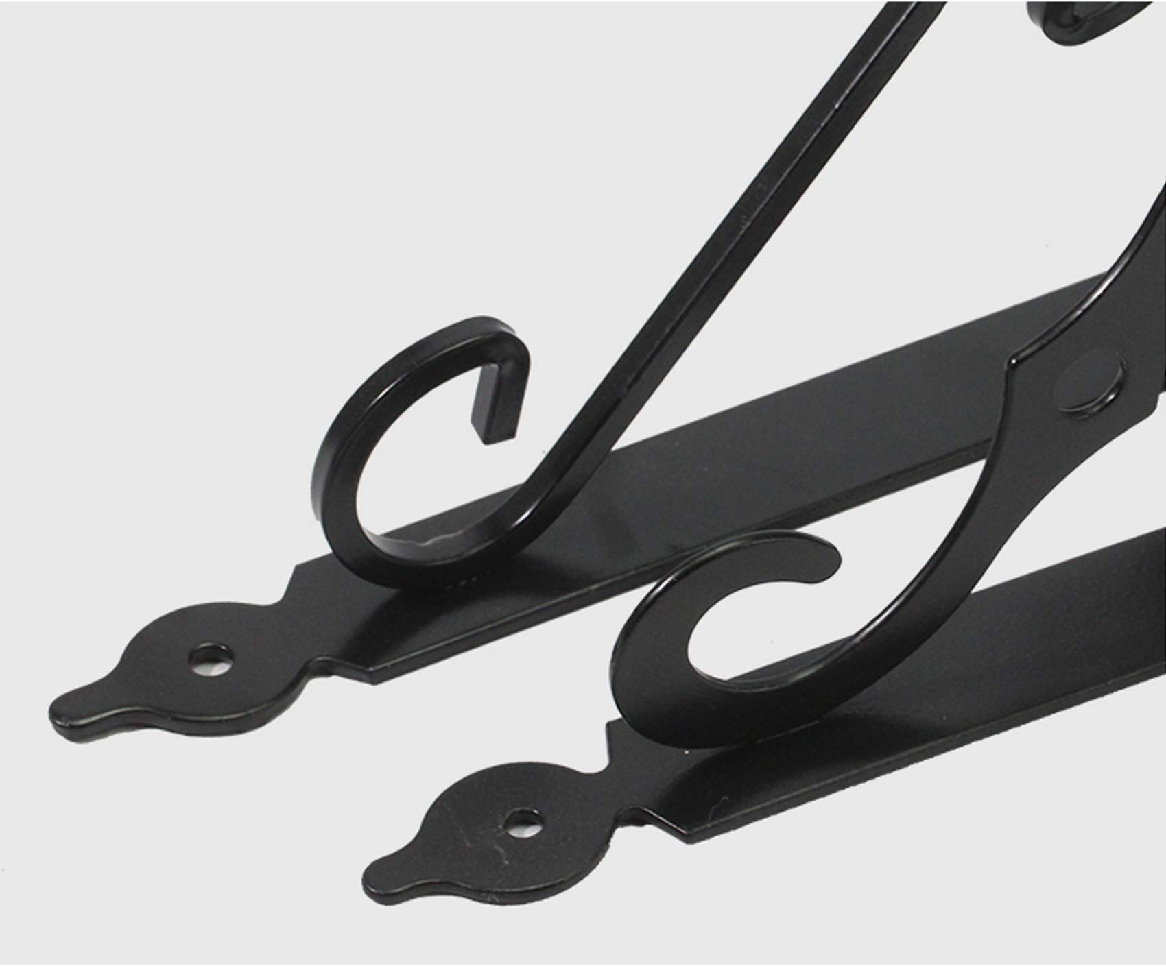 BRATA Equerre Etagere Murale Blanche 15cm, Lot De 4 Supports Pour étagères Décoratifs, Petit