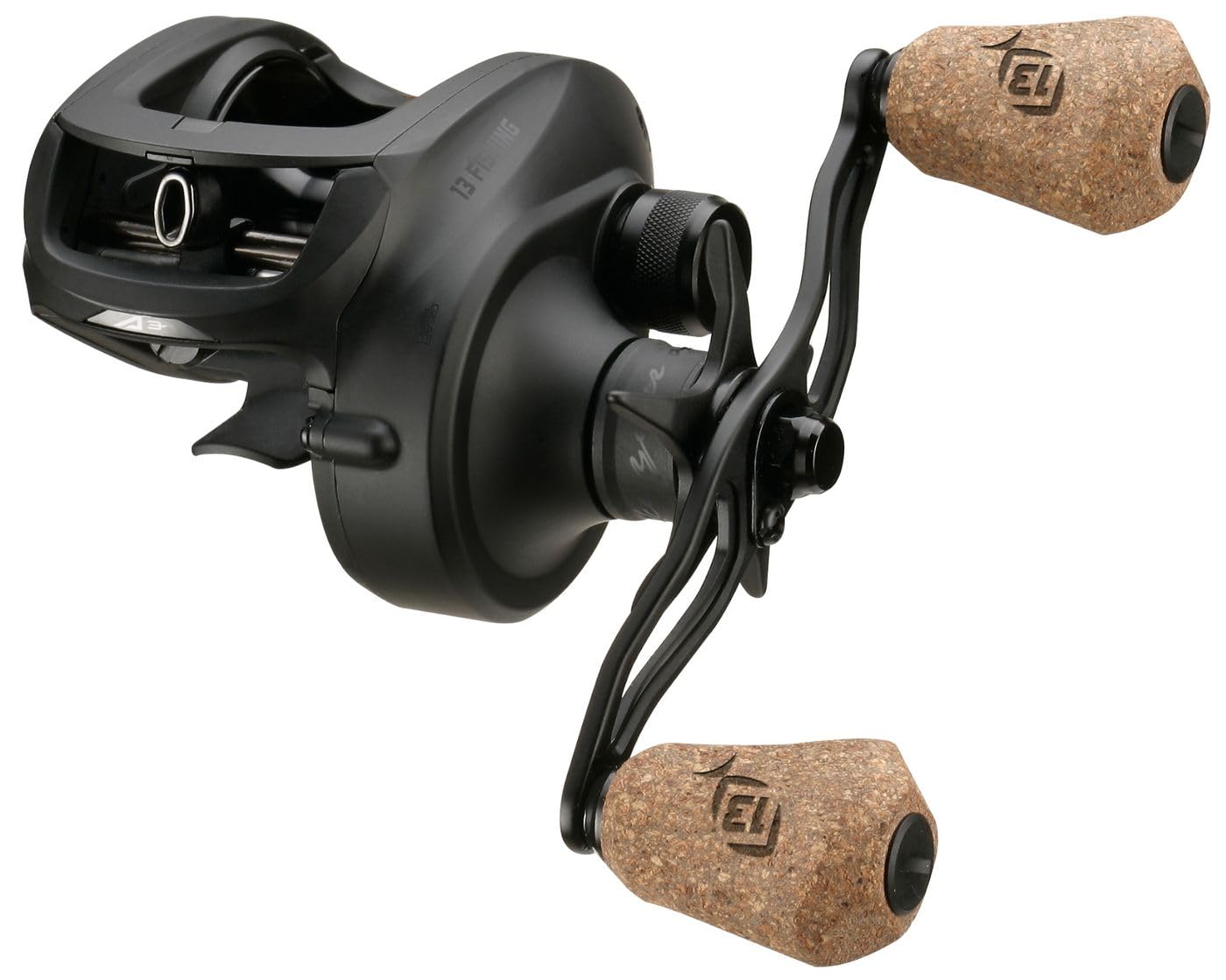 13 FISHING - Concept A23 - Low-Profile Baitcast Fishing Reel - 5.5;1 Gear Ratio - Left Hand Retrieve (300 size) (Fresh+Salt)