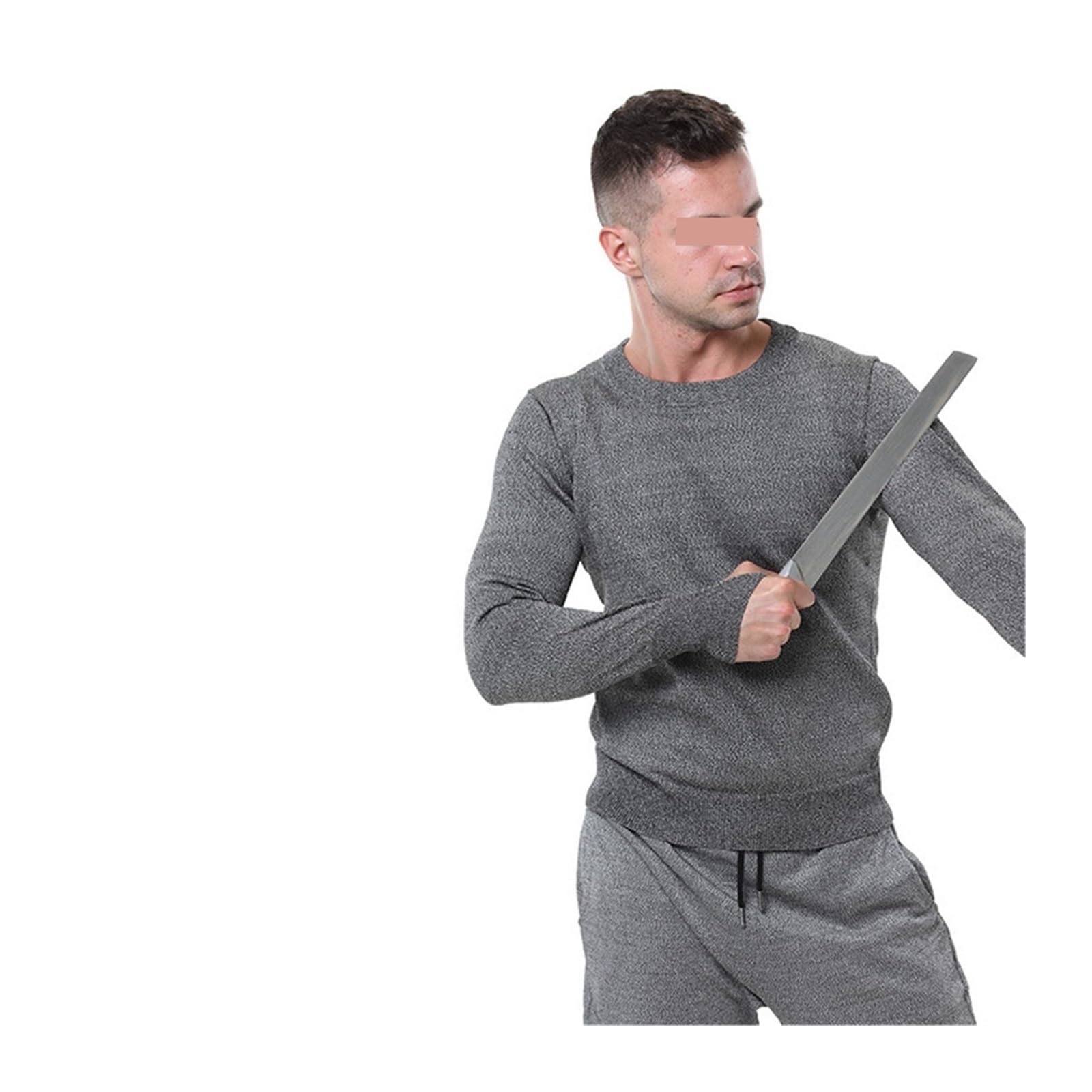 Rękawice robocze odporne na przecięcie, Samoobrona Anti-stab Anti Cut odzież t-shirty taktyczne męskie odporne na przekłucia ochroniarz koszula policja biznesmeni topy(S)