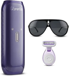 Lorentis IPL laser Hair Removal Device - FDA Approved, Painless & Permanent Hair Reduction for Women & Men - Unlimited Fla... Price In India