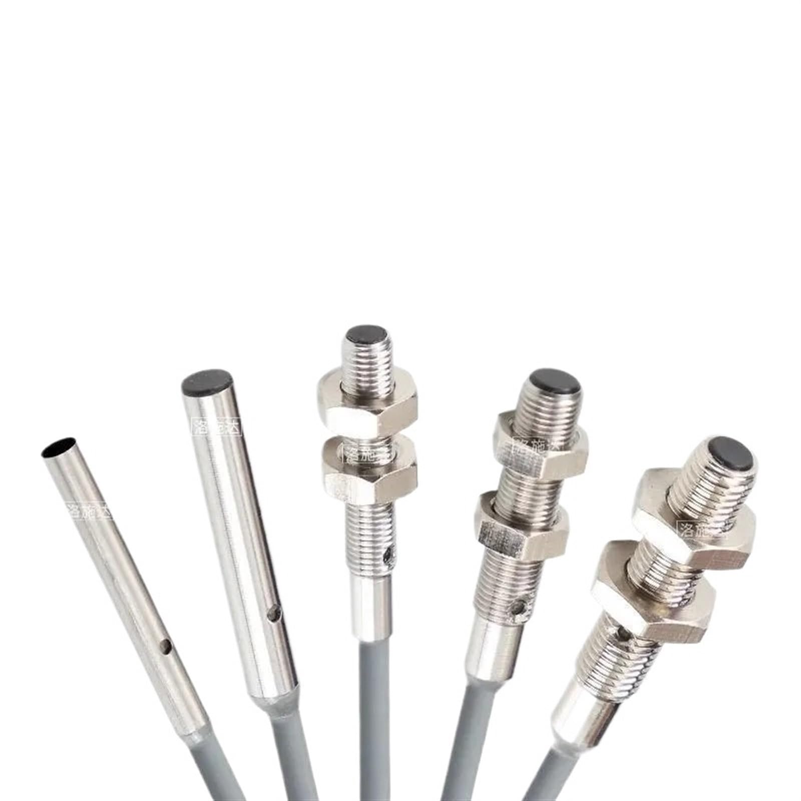 1 Uds. Mini interruptores de proximidad de acero inoxidable M3 M4 M5 M6 interruptor de Sensor inductivo NPN PNP 0,6mm 0,8mm 1mm 1,2mm distancia de detección(M4 with thread,0.6mm,PNP NC)