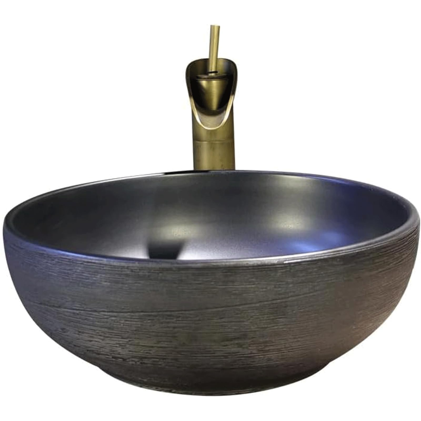 Vasque en céramique rétro de 40cm pour une salle de bain haut de gamme