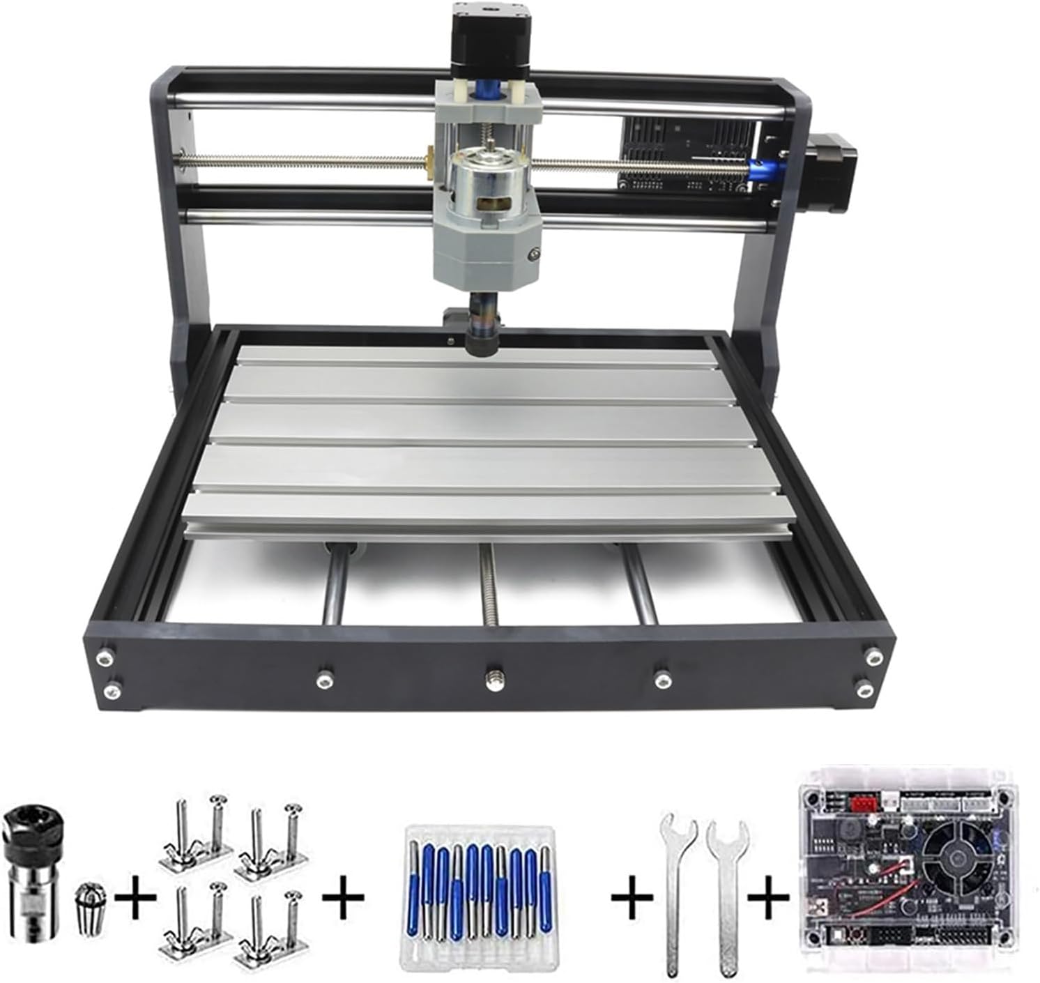 – 3 Axis CNC Router 3018 Pro GRBL Control CNC Engraving Machine Milling Machine for Wood PVC PCB DIY Engraver