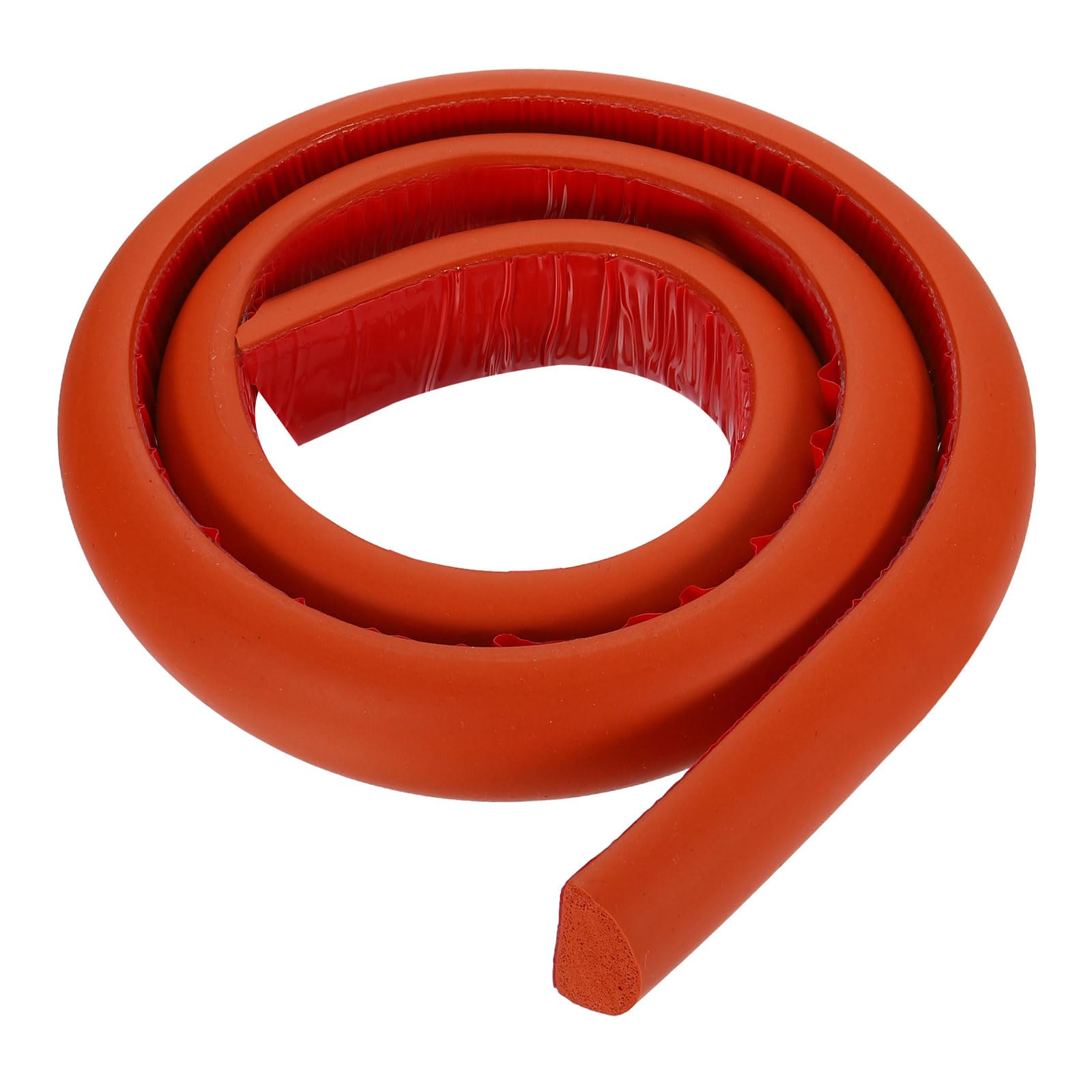sourcing map 1 Meters Foam Backer Rod, 30 x 15mm D-shaped Solid Joint Filler, Foam Seal Strip for Caulk Saver, Rope Caulk Cement Crack Filler, Red โ image 1