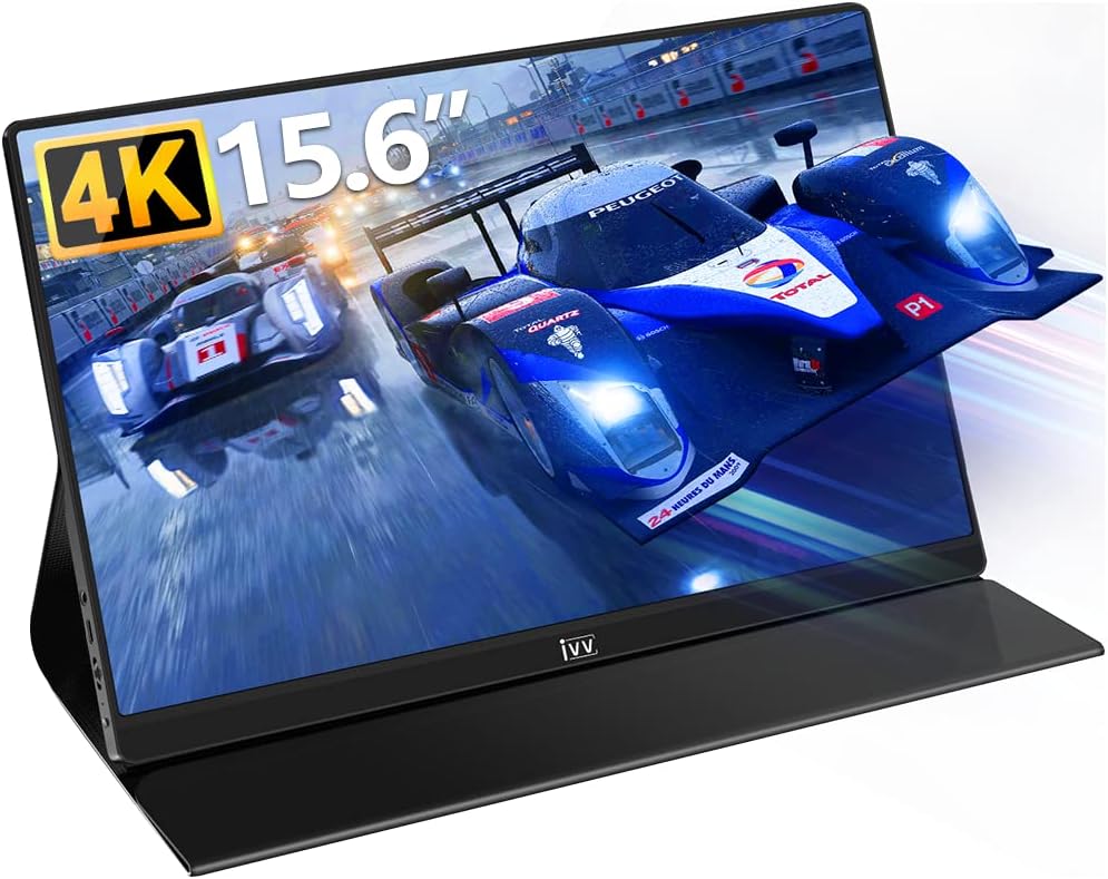 Monitor Portatile 4K, 15,6 Pollici, Schermo Portatile, 3840x2160 UHD, IPS con Mini-HDMI, Type-C, USB-C, OTG, Doppio Altoparlante Integrato per Laptop, PC, Mac, PS4, PS5, Xbox, Telefono Monitor Portatile 4K, 15,6 Pollici, Schermo Portatile, 3840x2160 UHD, IPS con Mini-HDMI, Type-C, USB-C, OTG, Doppio Altoparlante Integrato per Laptop, PC, Mac, PS4, PS5, Xbox, Telefono