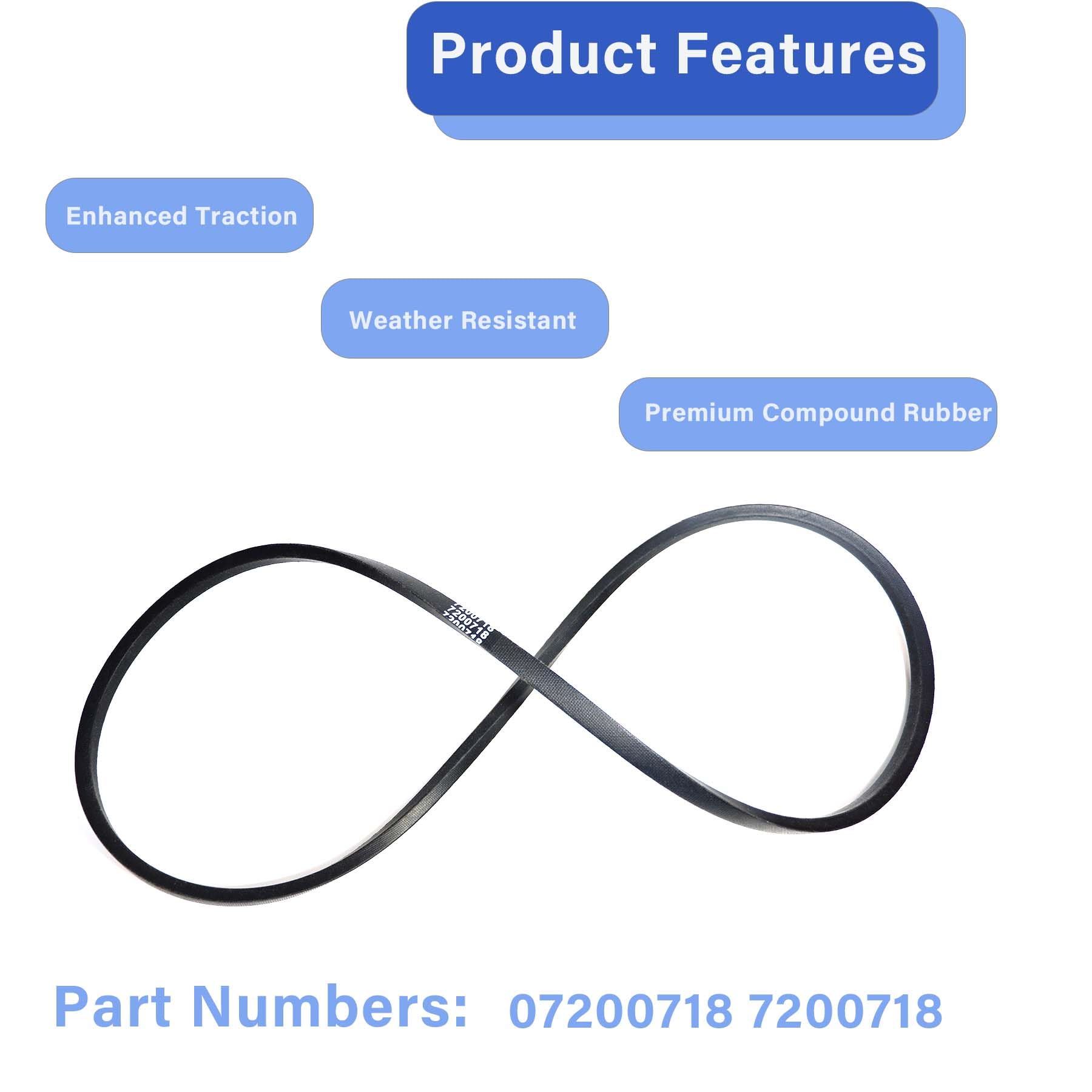 Amazon.com : 07200718 Drive Belt Fits Gravely ZTX 60 ZTX 52