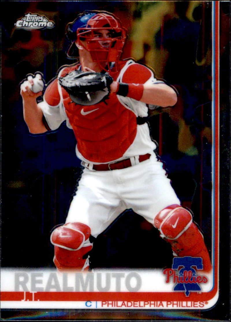 2019 Topps Chrome Update #14 J.T. Realmuto Philadelphia Phillies MLB Baseball Card NM-MT