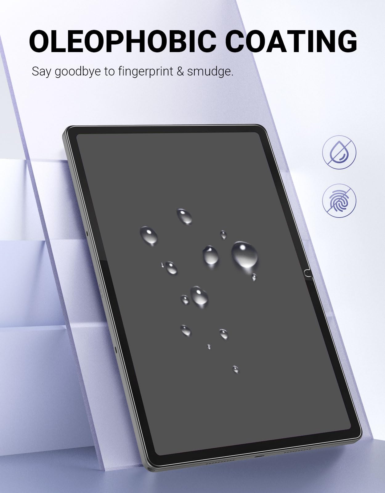MoKo 2 Pezzi Vetro Temperato per Lenovo Idea Tab 11" 2025 Tab M11 K11, Pellicola Protettiva Trasparente HD, Durezza 9H
