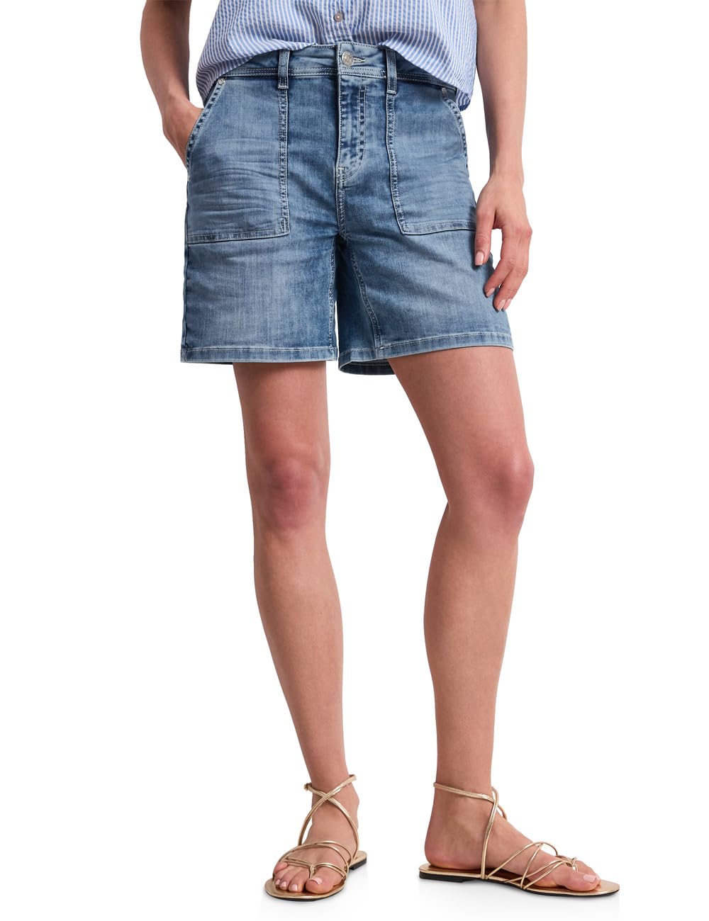 Street One Straight Leg Shorts im Casual Fit