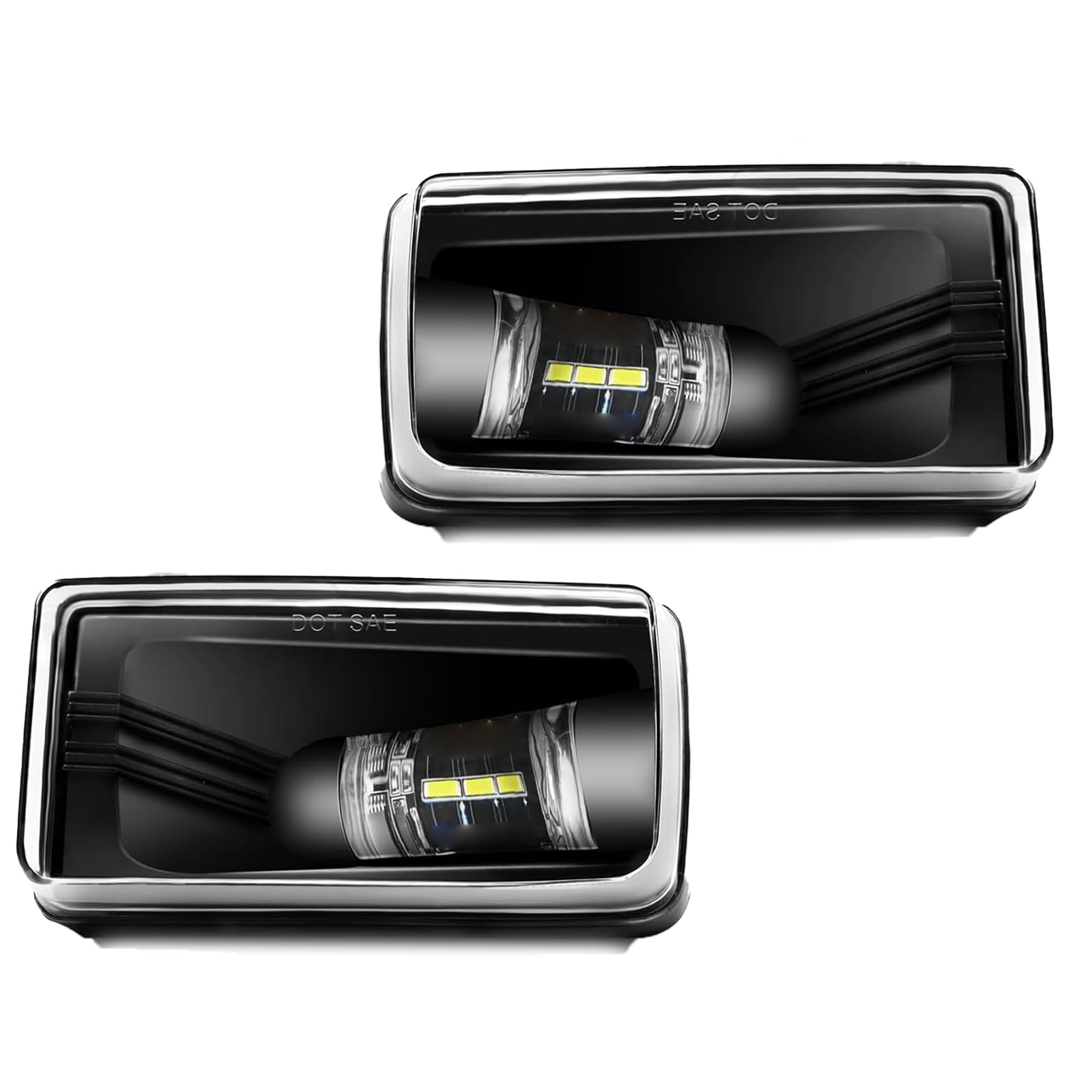 EAACHWIN LED Fog Lights Assembly For 2008-2014 Chevy Silverado,2007-2011 Avalanche,2007-2014 Suburban Tahoe GMC Sierra Yukon,Off-Road Driving Foglamps