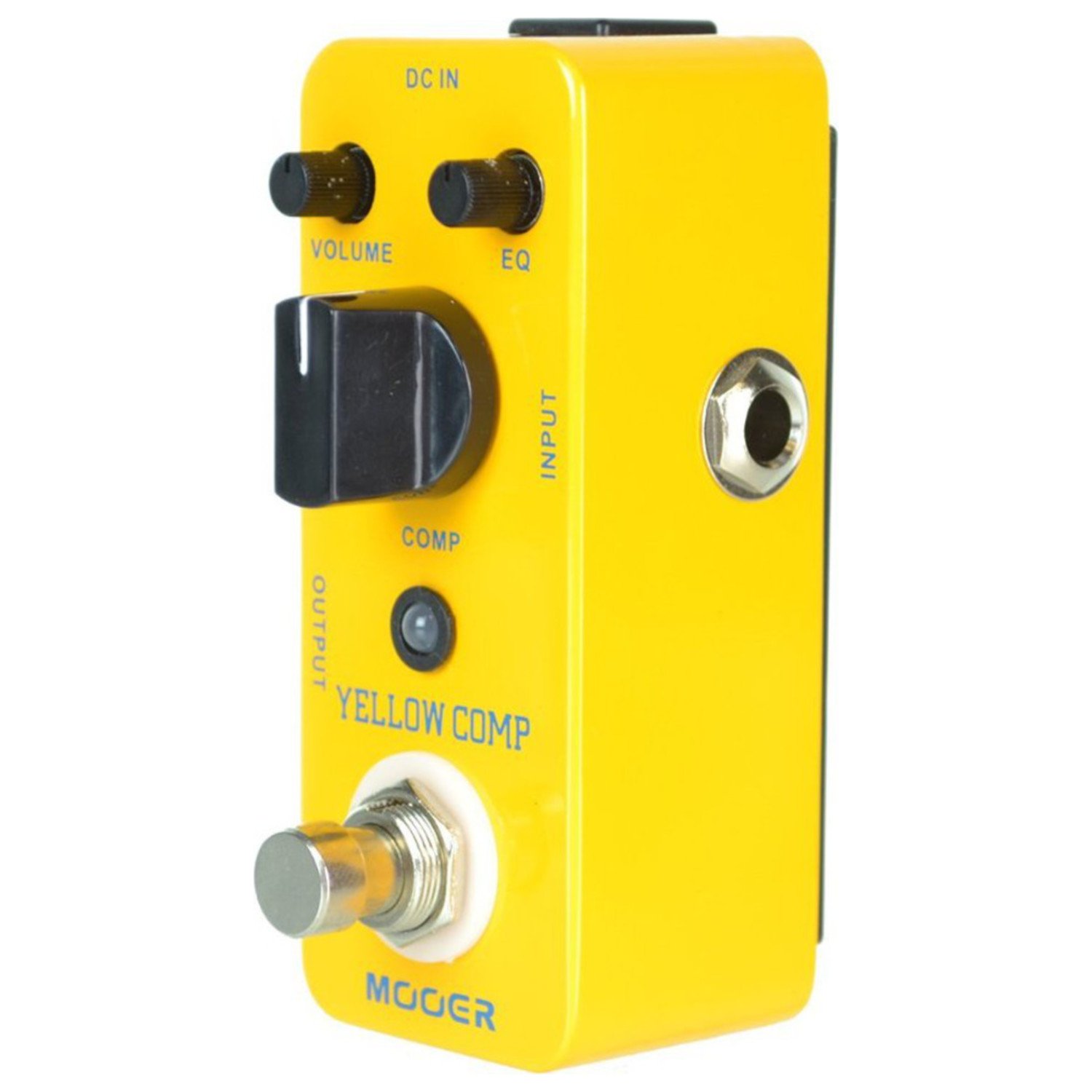 Mooer Pedal compresor amarillo Comp para guitarra eléctrica
