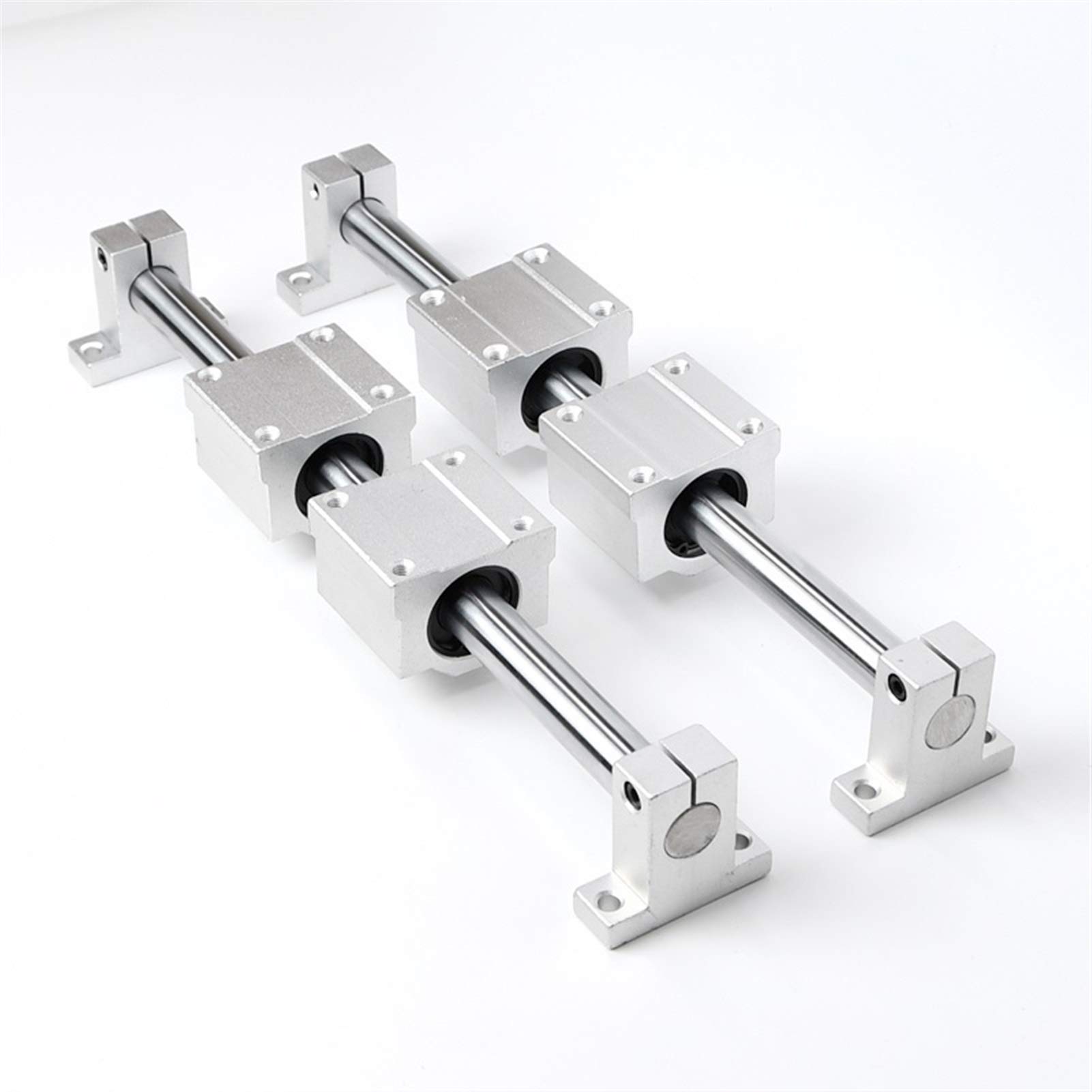 zxxin-Guide lineari, Supporto per Scorrere a Guida lineare, con Motore di Slittamento del Cuscinetto di Supporto Guida, per Router CNC DIY Mills Torni, Durevole
