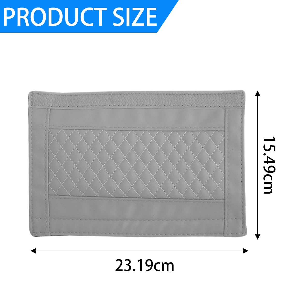 Copricintura Di Sicurezza In Pelle - 2 Pezzi Imbottiti Per Comfort, Protezione Spalle E Collo, Grigio - Foto 5