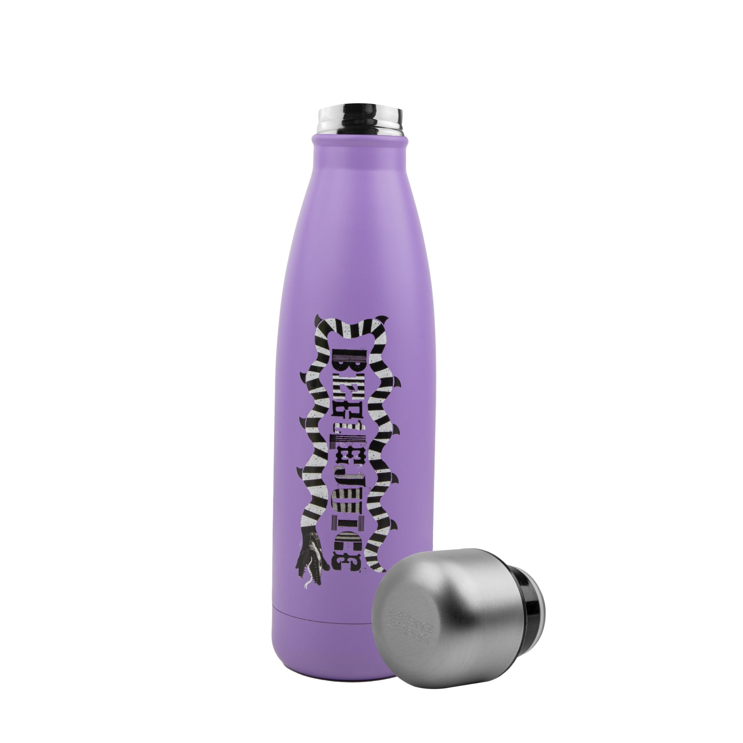 Acotis Jewellery Black/White/Purple Beetlejuice Sandworm Insulated Water Bottle Cr4041