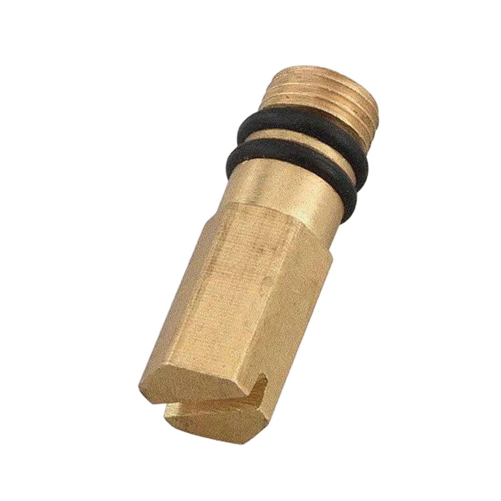 Brass Water Inlet Plugs with Rubber Washers M10x29mm Hexagonal Fit Bathroom Faucet Plugs for Kitchen Mixing Tap Conversions Cold Water Conversion for Mixing Tap