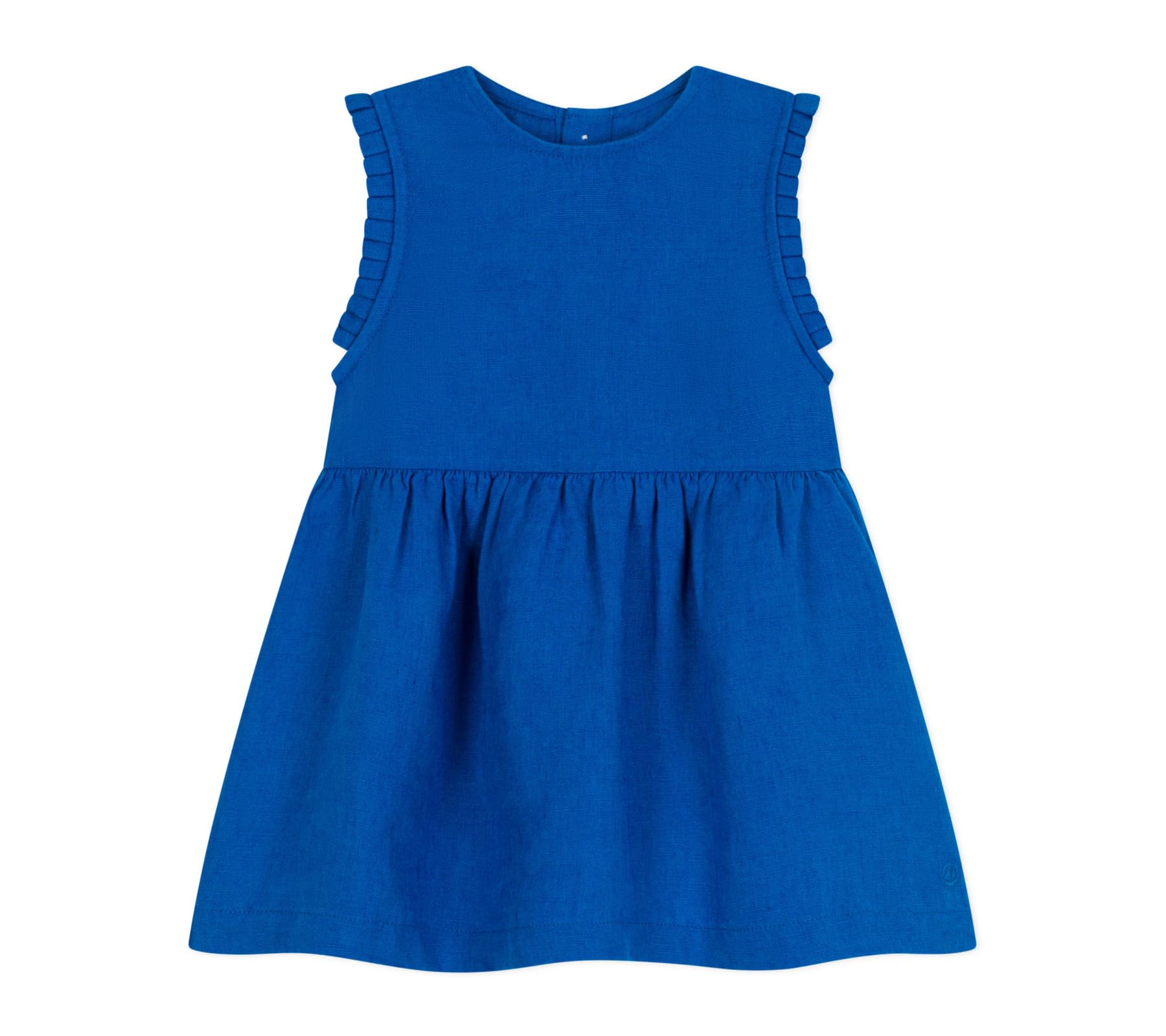 Petit Bateau Abito A Maniche Corte Per Bambina – 98% Cotone, Lavabile In Lavatrice