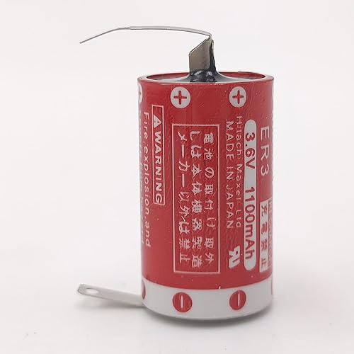 Miniatura 3 de 20pcs batería para Maxell ER3 3.6V 1100MAH Li-ion PLC batería con pies de soldadura